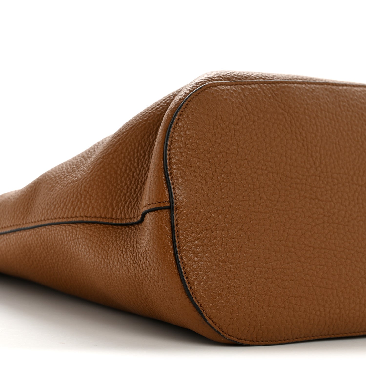 Prada Vitello Phenix Embossed Logo Shoulder Bag Cannella 10 of 12