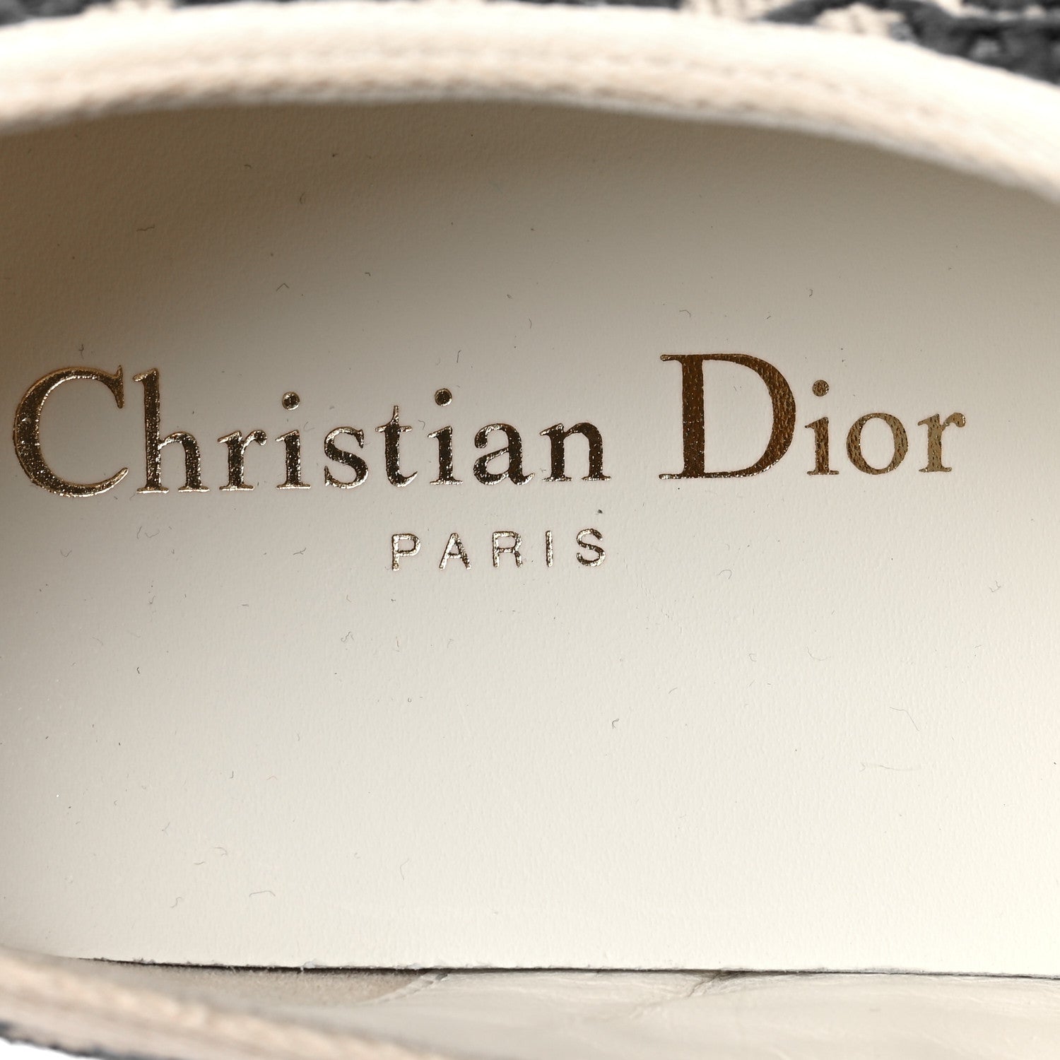 Christian Dior Canvas Oblique Walk'N'Dior Low Top Sneakers 41 Deep Blue 5 of 8