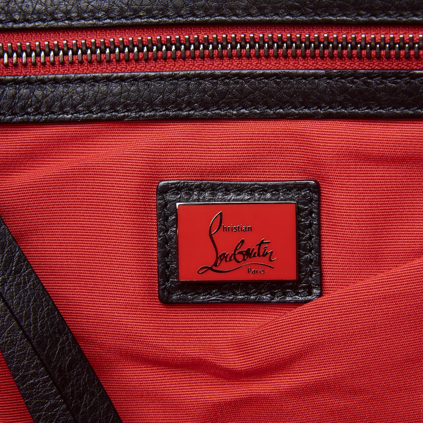 Nylon Carreaux Calfskin Aliosha Backpack Black Multicolor