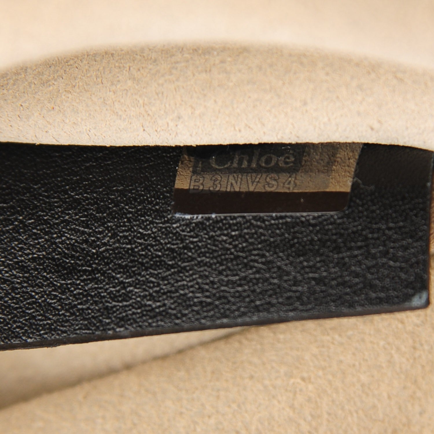 Chloe Suede Calfskin Medium Faye Shoulder Bag Black 9 of 9
