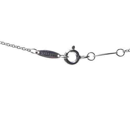 Tiffany Sterling Silver Diamond .05ct Elsa Peretti Diamonds by the Yard Pendant Necklace 4 of 6