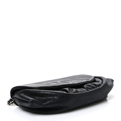 Chanel Caviar Half Moon Wallet On Chain WOC Black 4 of 12