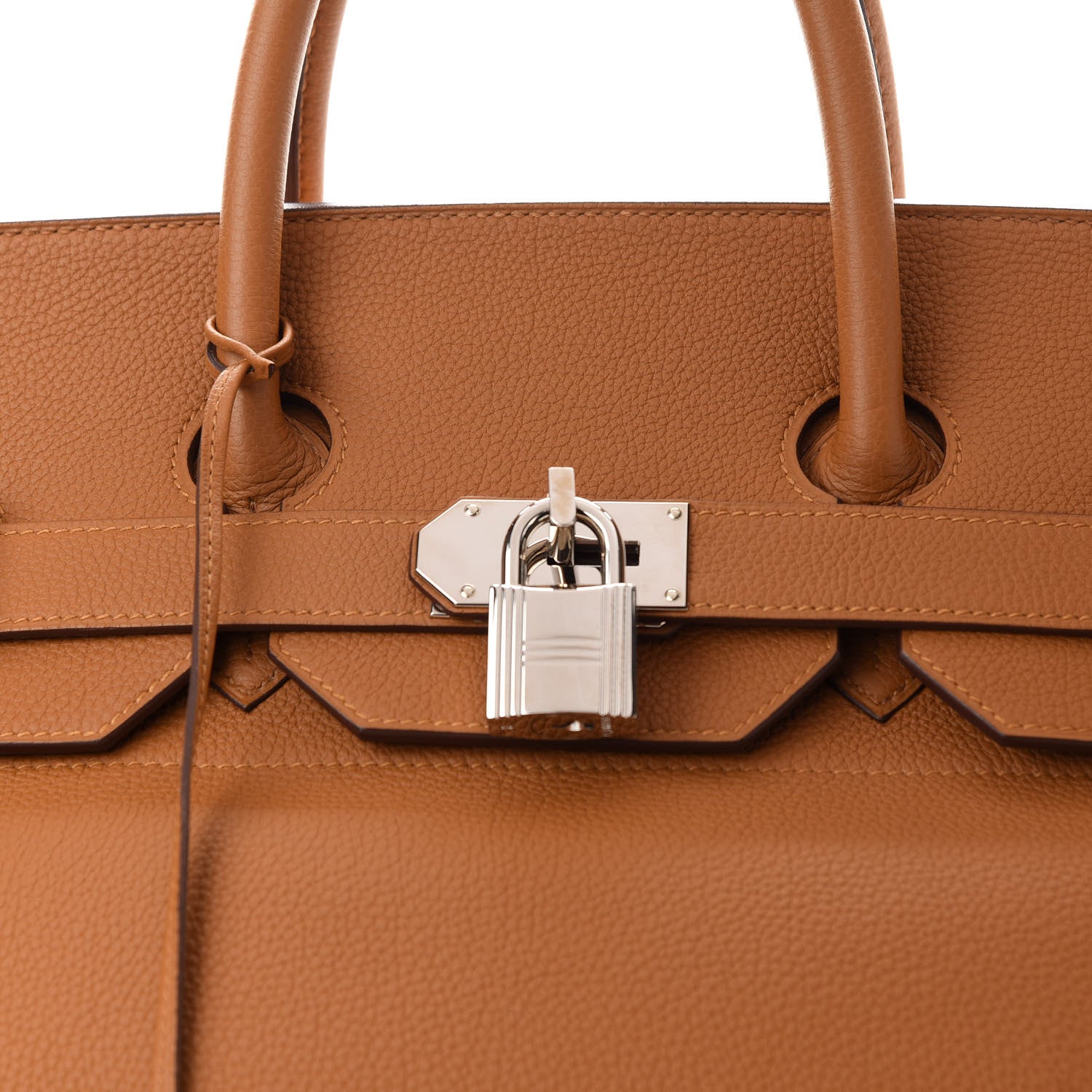 Hermes Togo HAC Travel Birkin 50 Caramel 8 of 11