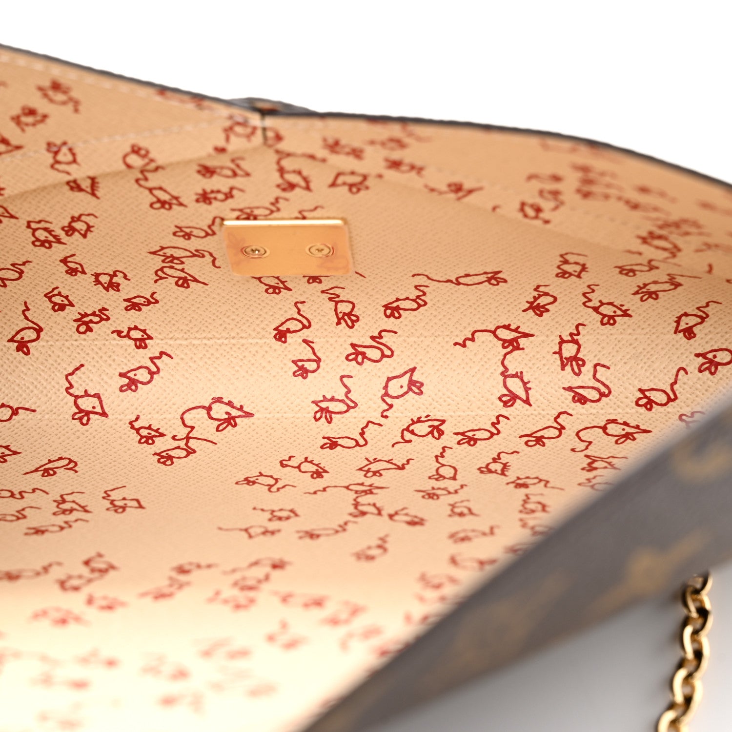 Louis Vuitton Monogram Grace Coddington Kirigami Organizer On Chain Beige 6 of 11