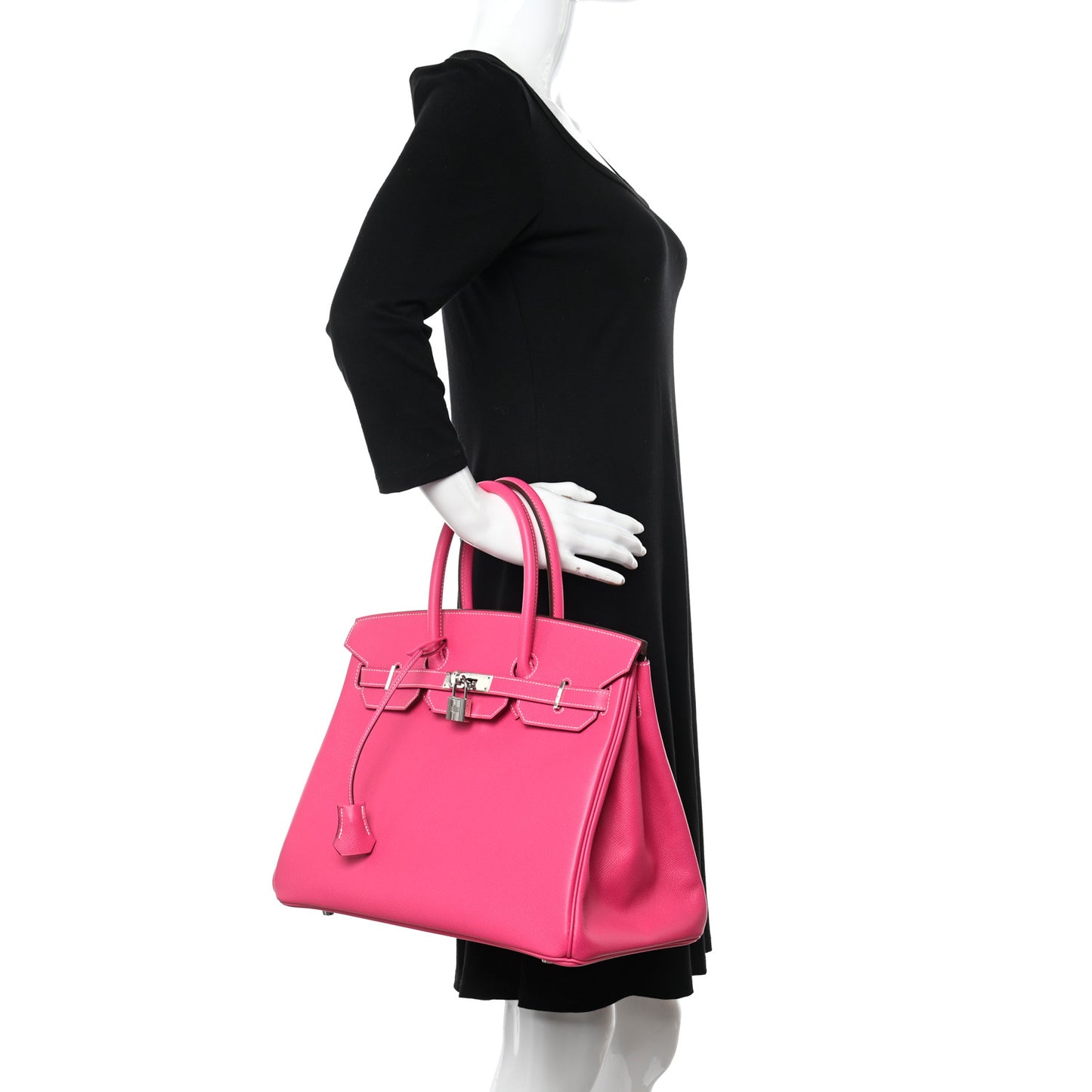 Epsom Candy Birkin 35 Rose Tyrien Rubis