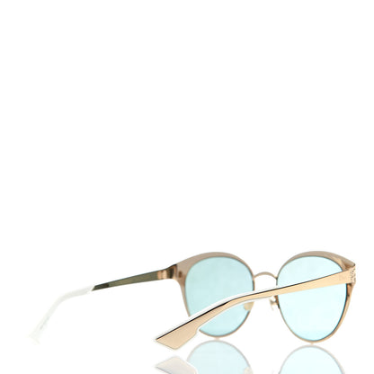 Christian Dior Metal Mirrored Unique Limited Edition Sunglasses Gold 4 of 7