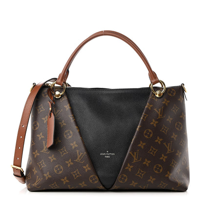 Louis Vuitton Monogram V Tote MM Black 1 of 15
