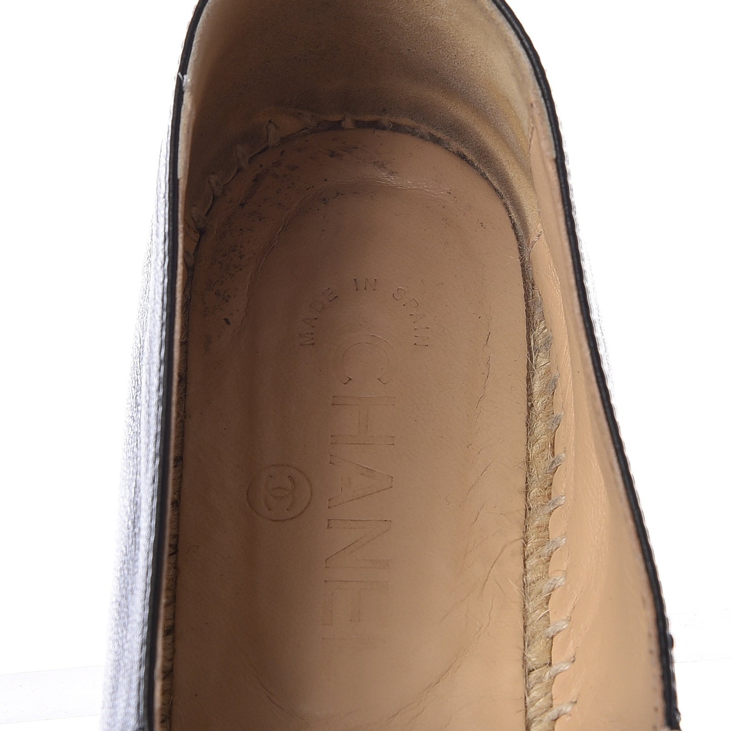 Lambskin CC Espadrilles 39 Black