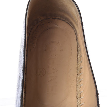 Chanel Lambskin CC Espadrilles 39 Black 8 of 11