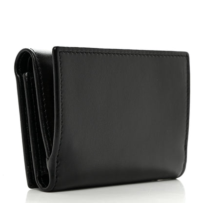 Gucci Boarded Plutone Calfskin Horsebit 1955 Tri Fold Wallet Black 4 of 8