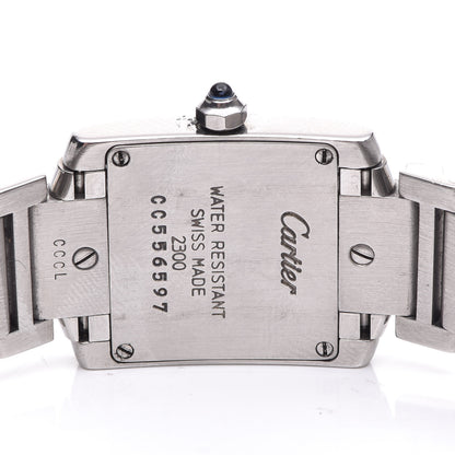 Cartier Stainless Steel 20mm Tank Francaise Quartz Watch 5 of 9