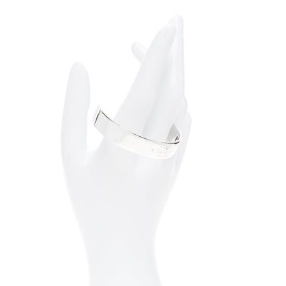 Tiffany Sterling Silver Diamond Return To Tiffany Narrow Cuff Bracelet 2 of 5