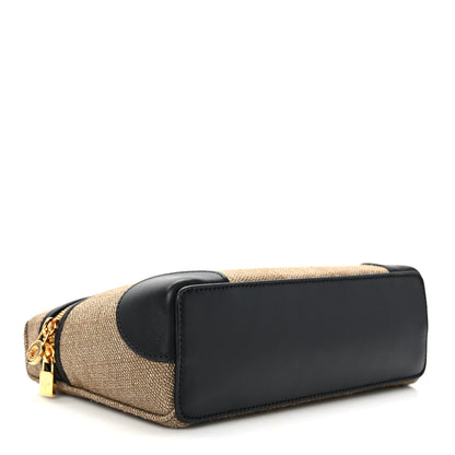 Loro Piana Hemp Silk L19 Extra Pocket Pouch Mooncake Biscuit Black 4 of 10