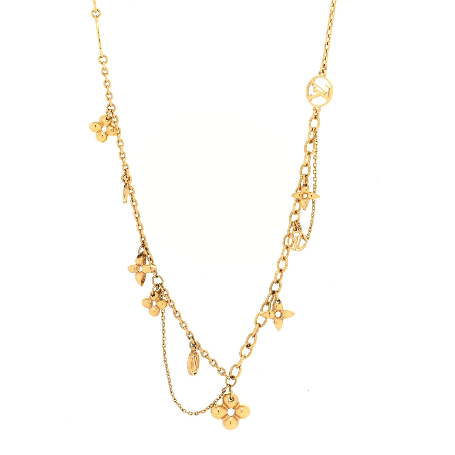 Louis Vuitton Blooming Supple Necklace Gold 1 of 6