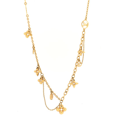 Louis Vuitton Blooming Supple Necklace Gold 1 of 6