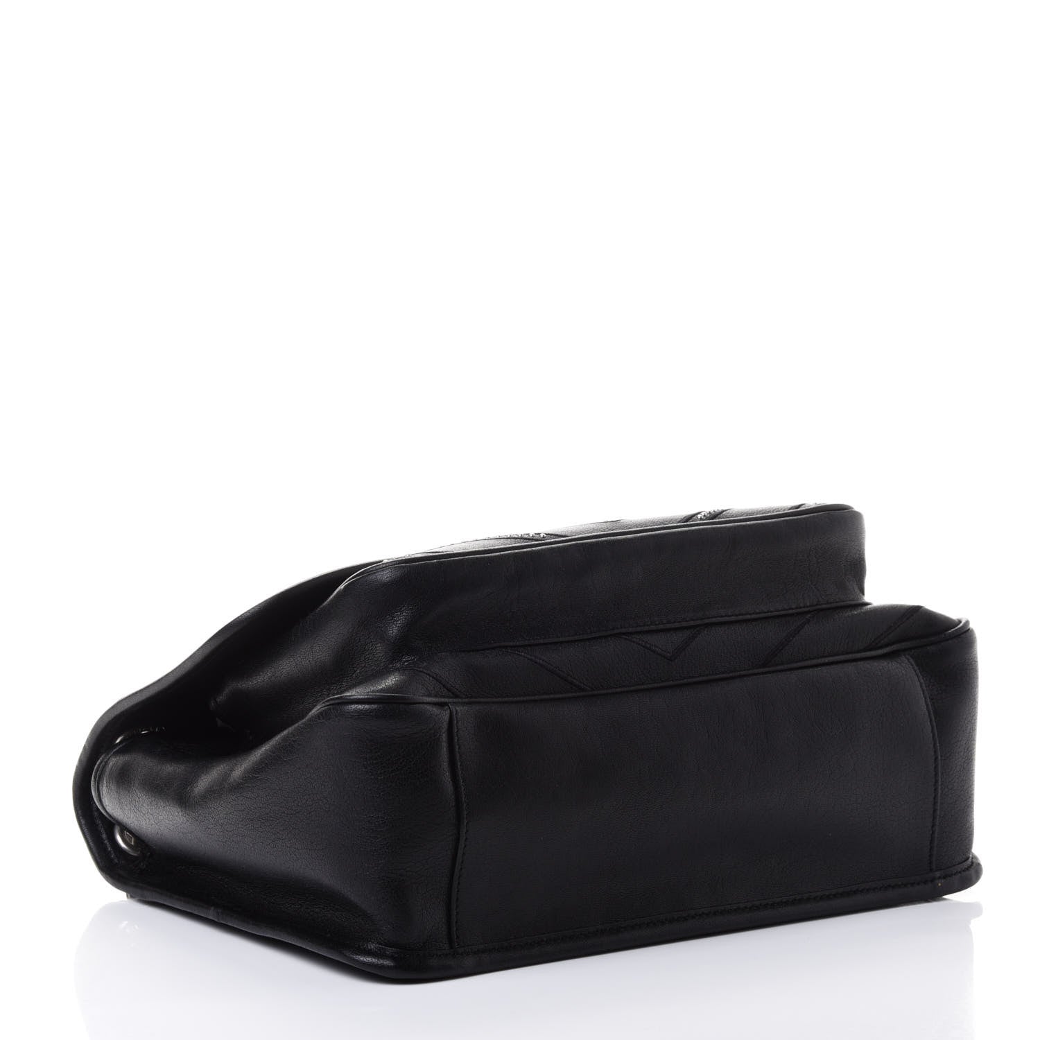 Saint Laurent Lambskin Matelasse Monogram Microstud Medium Niki Chain Satchel Black 3 of 4