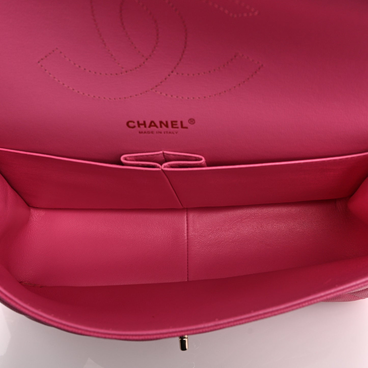 Caviar Quilted Jumbo Double Flap Pink
