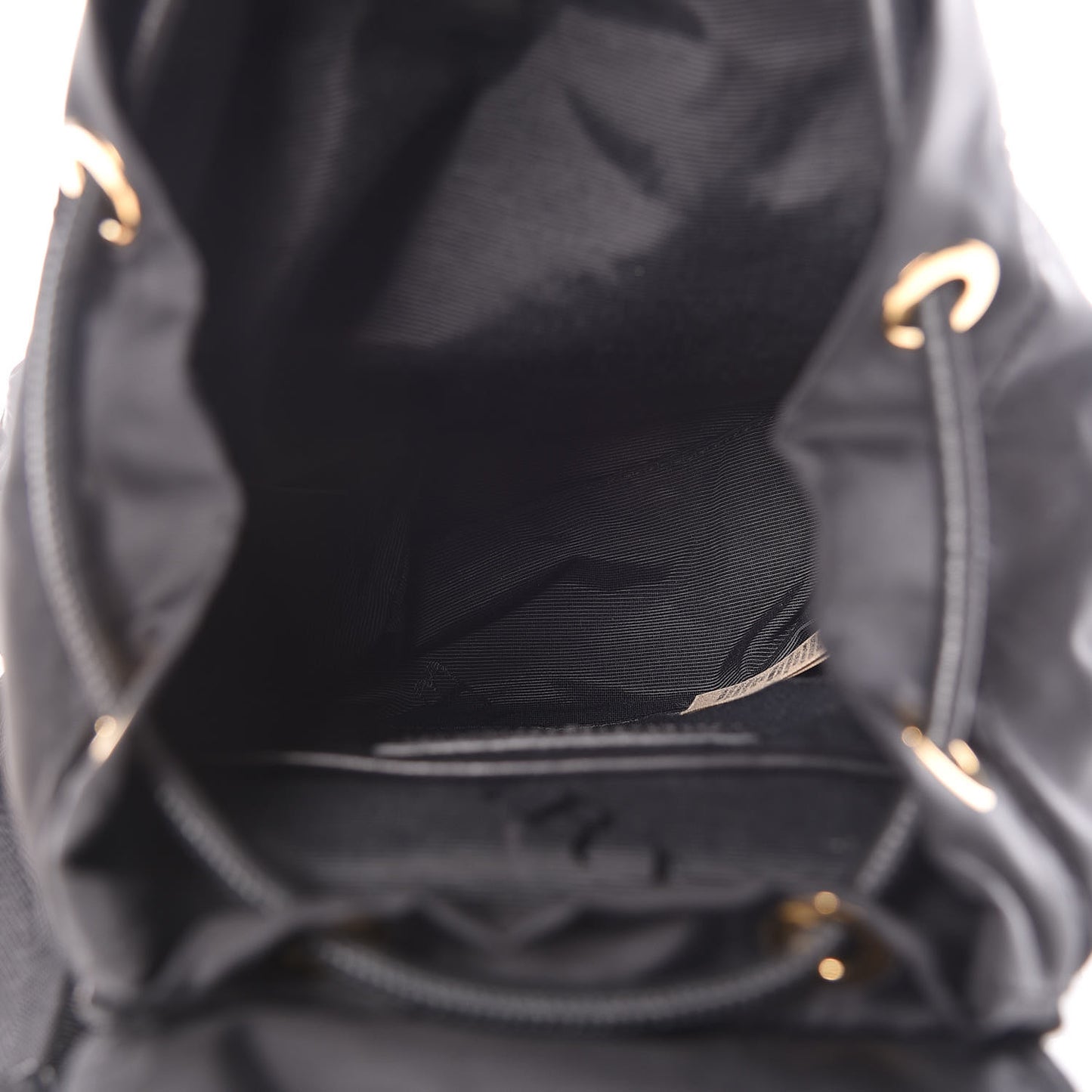 Nylon Small Rucksack Backpack Black