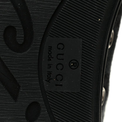 Gucci Monogram Mens High Top Sneakers Black 7 of 10