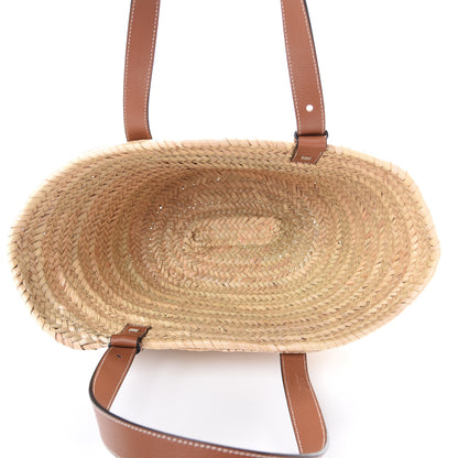 Loewe Raffia Basket Tote Bag Natural Tan 4 of 8