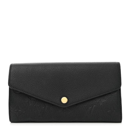 Louis Vuitton Empreinte Sarah Wallet NM Black 1 of 7