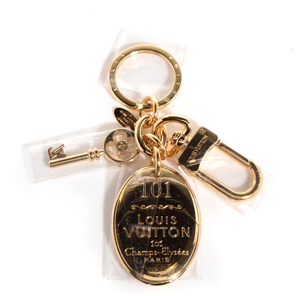 Louis Vuitton 101 Champs Elysees Maizeon Key Charm Gold 1 of 6