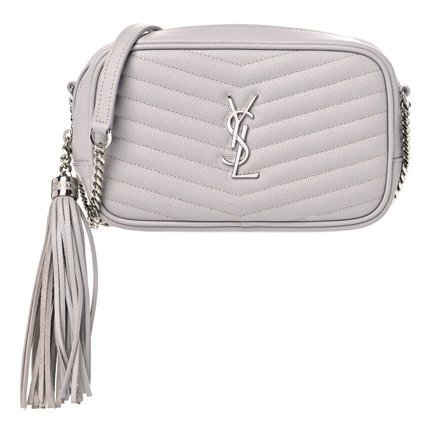 Grain De Poudre Matelasse Monogram Mini Lou Camera Bag Granite