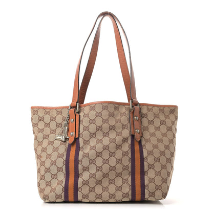 Gucci Monogram Medium Jolicoeur Tote Tan 1 of 13