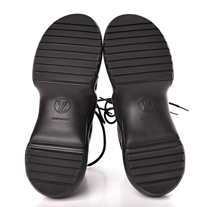 Louis Vuitton Calfskin Patent Monogram LV Archlight Sneakers 38 Black 5 of 10