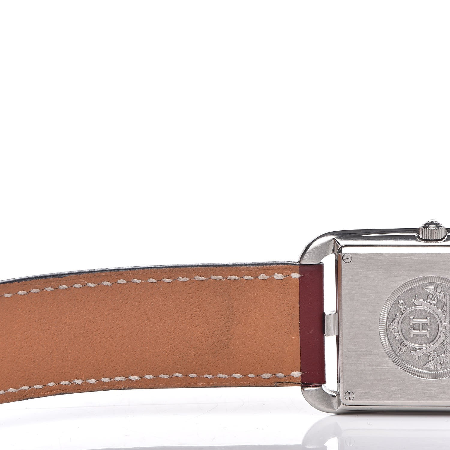 Hermes Stainless Steel Chamonix 29mm Cape Cod Double Tour Quartz Watch Rouge H 10 of 10