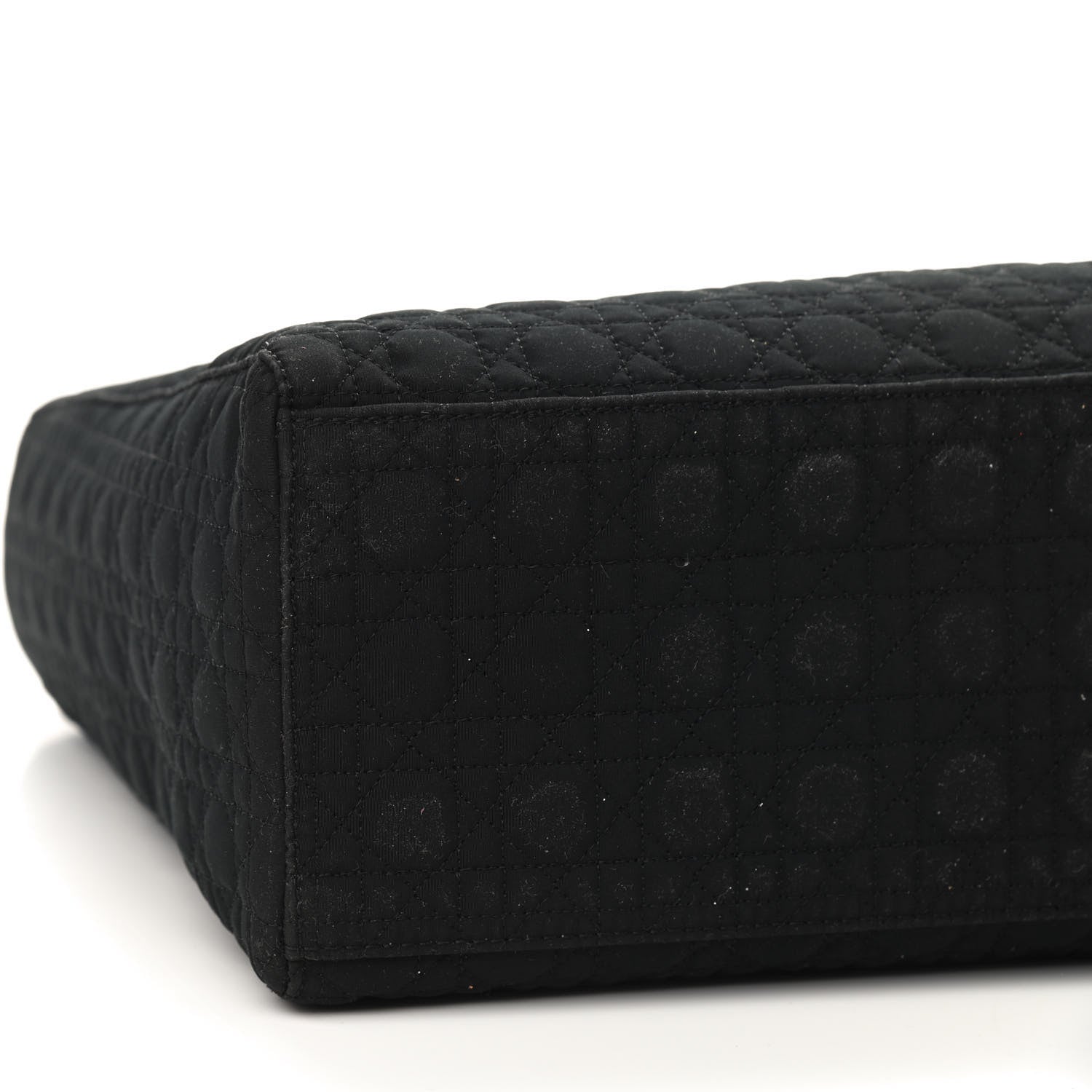 Christian Dior Nylon Cannage Large Lady Dior Black 9 of 11