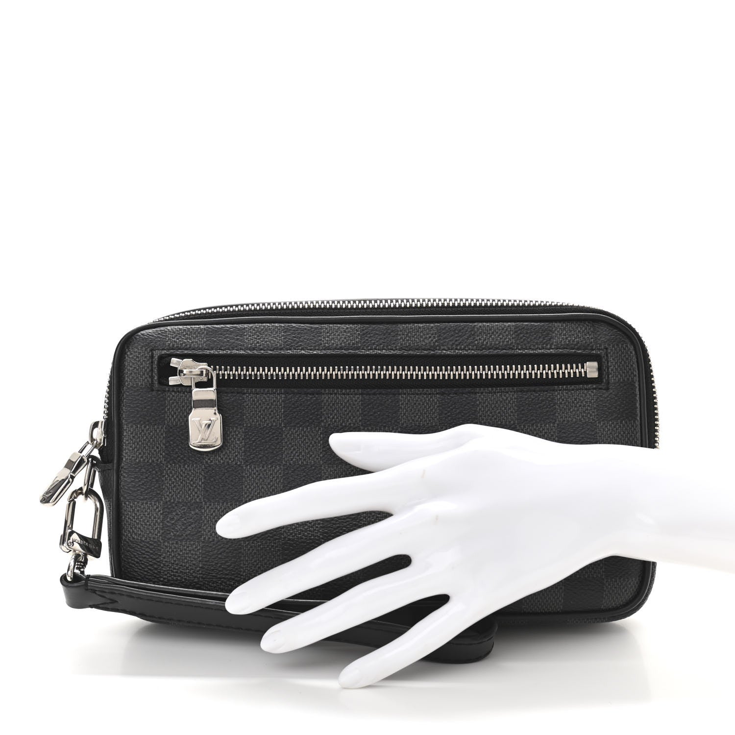 Louis Vuitton Damier Graphite Alpha Clutch 2 of 9