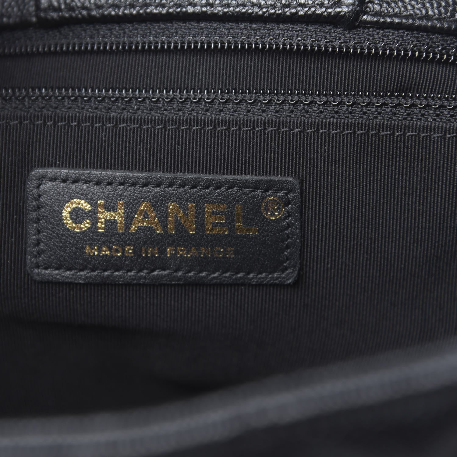 Chanel Caviar Quilted Large Shopping Tote Black 6 of 10