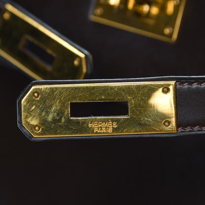 Hermes Box Kelly Retourne 32 Chocolate 5 of 22