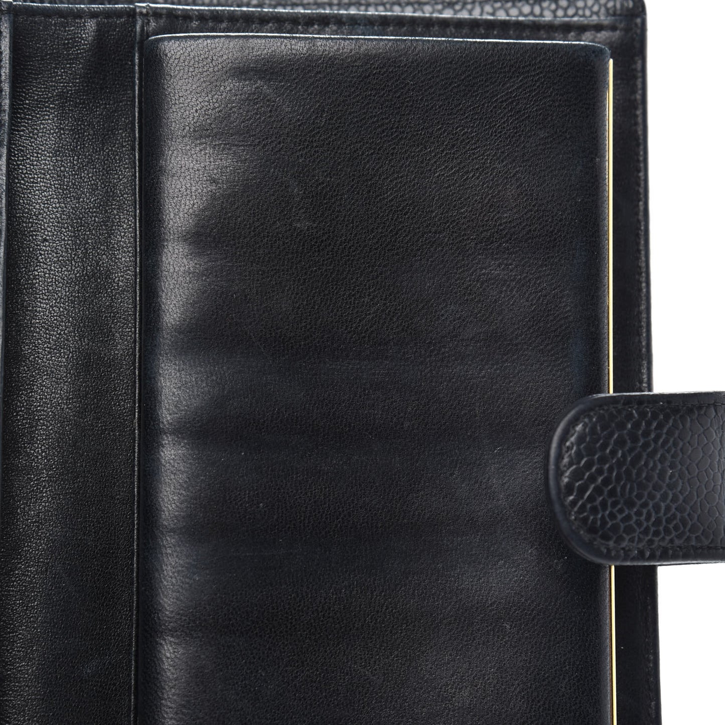 Caviar Timeless CC French Wallet Black