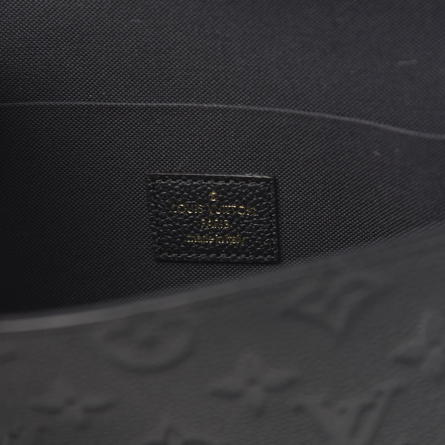 Louis Vuitton Empreinte Pochette Felicie Chain Wallet Black 7 of 10