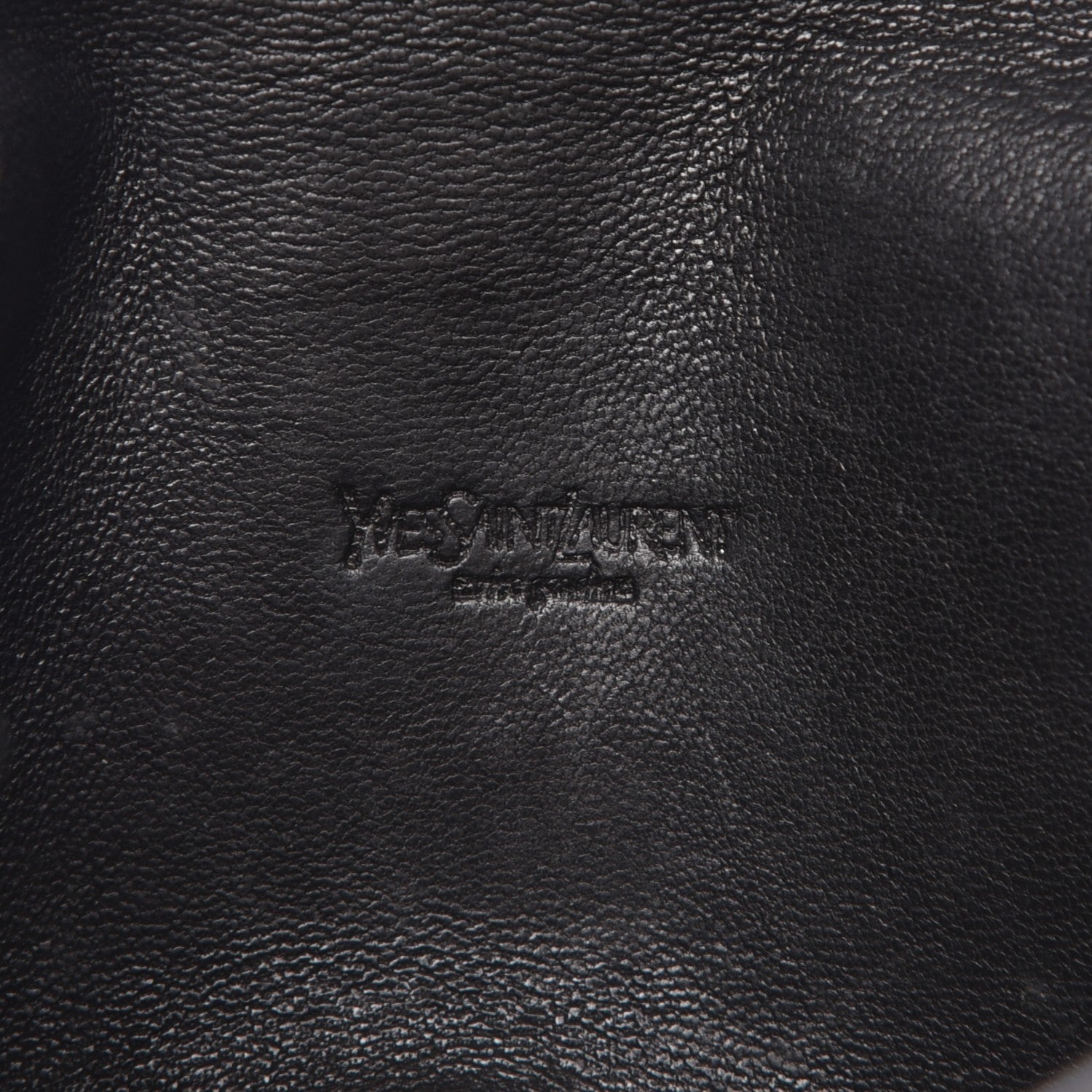 Saint Laurent Patent Y-Mail Coin Purse Black 6 of 7
