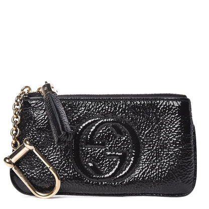 Gucci Patent Soho Key Case Black 1 of 7
