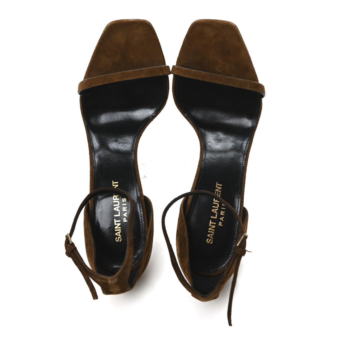 Suede Calfskin Opyum 110 Sandals 38 Cachemere Gold
