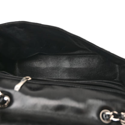 Chanel Patent Quilted Jumbo Single Flap Black 5 of 12