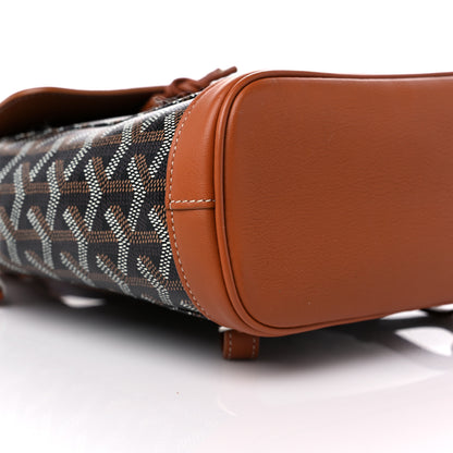 Goyard Goyardine Calfskin Mini Alpin Backpack Black Gold 6 of 7