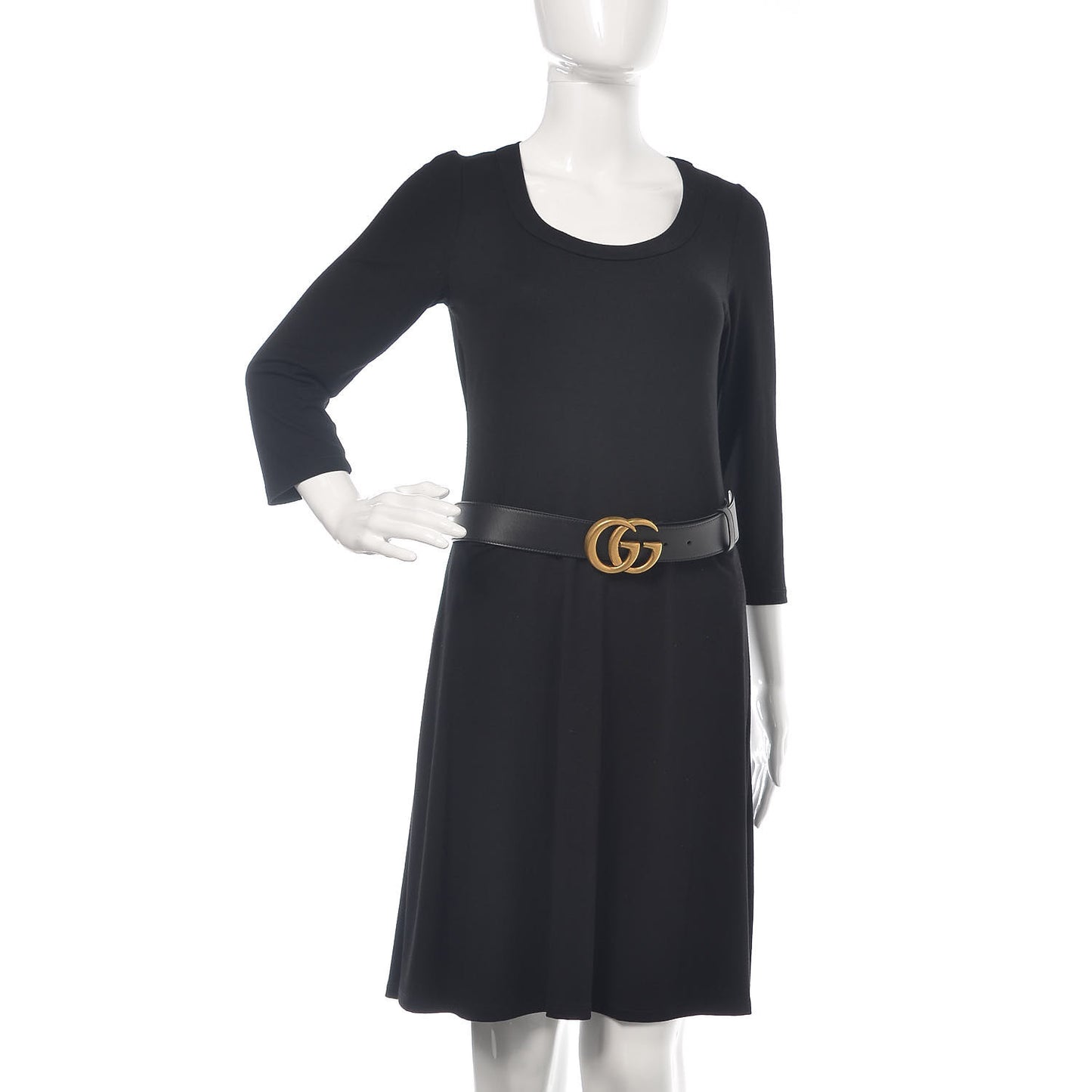 Calfskin Double G 40mm Belt 85 34 Black