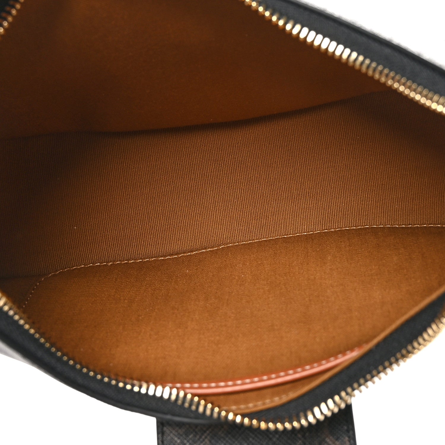 Celine Triomphe Canvas Calfskin Medium Strap Ava Triomphe Shoulder Bag Tan 5 of 9