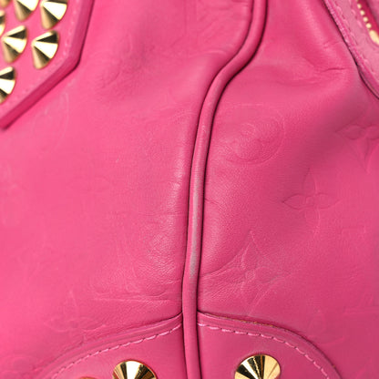Louis Vuitton Calfskin Embossed Courtney MM Fuchsia 22 of 30