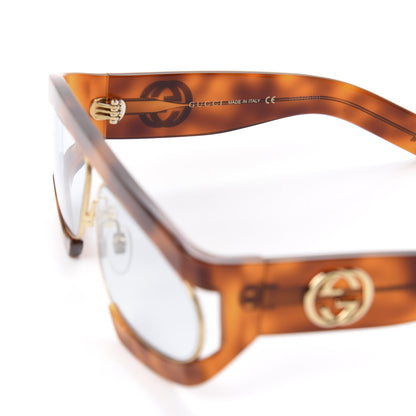Gucci Oval Sunglasses GG0233S Tortoiseshell Gold 5 of 8