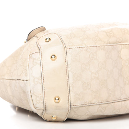 Gucci Guccissima Small Pelham Shoulder Bag Off White 6 of 12