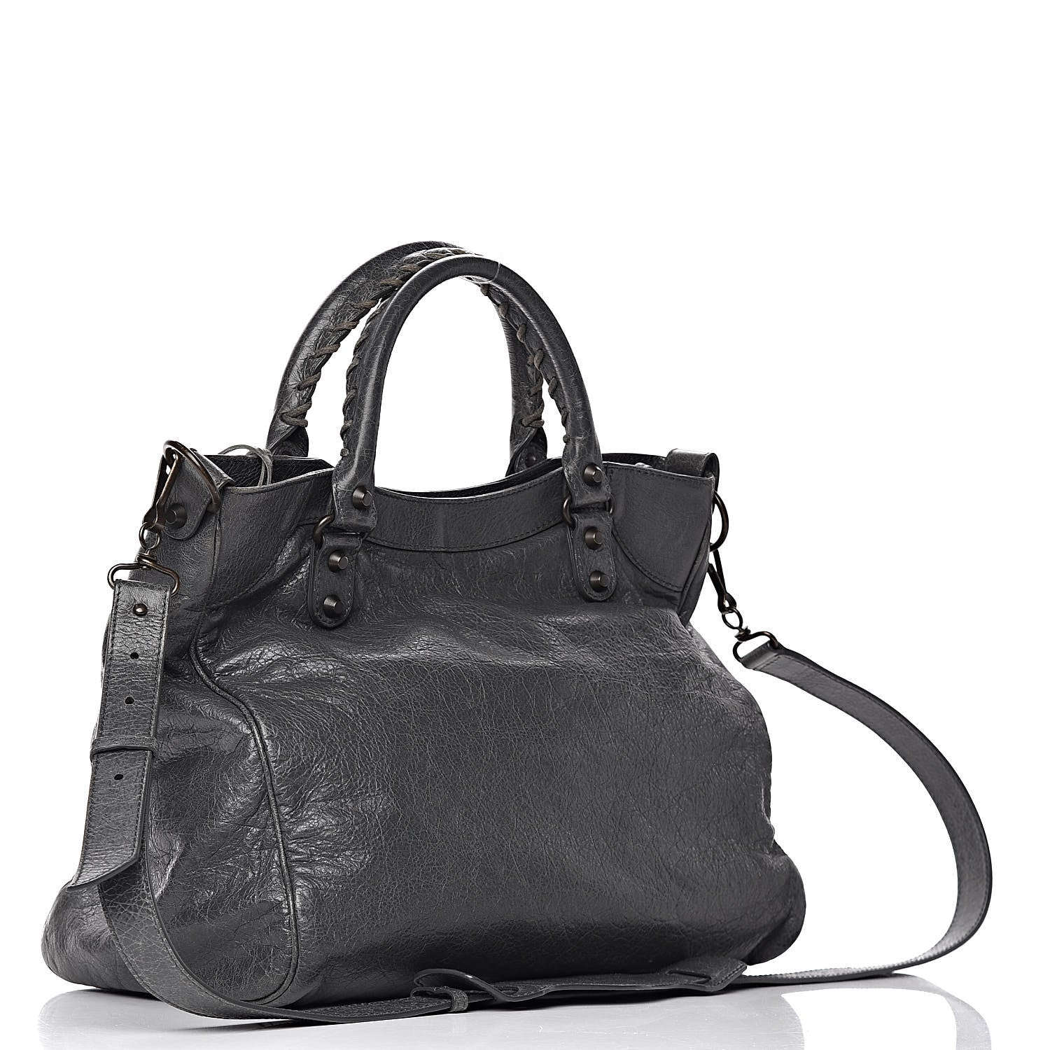 Balenciaga Agneau Classic Hardware Velo Gris Tarmac 3 of 12