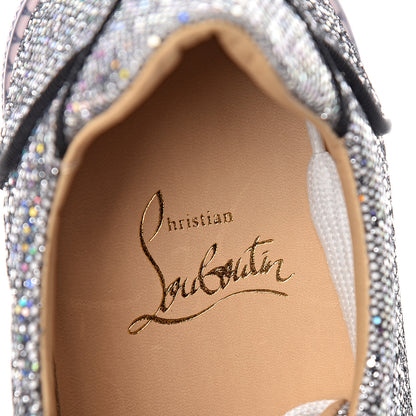 Christian Louboutin Seava Glitter Disco Ball Flat Sneakers 37 Multicolor 5 of 9