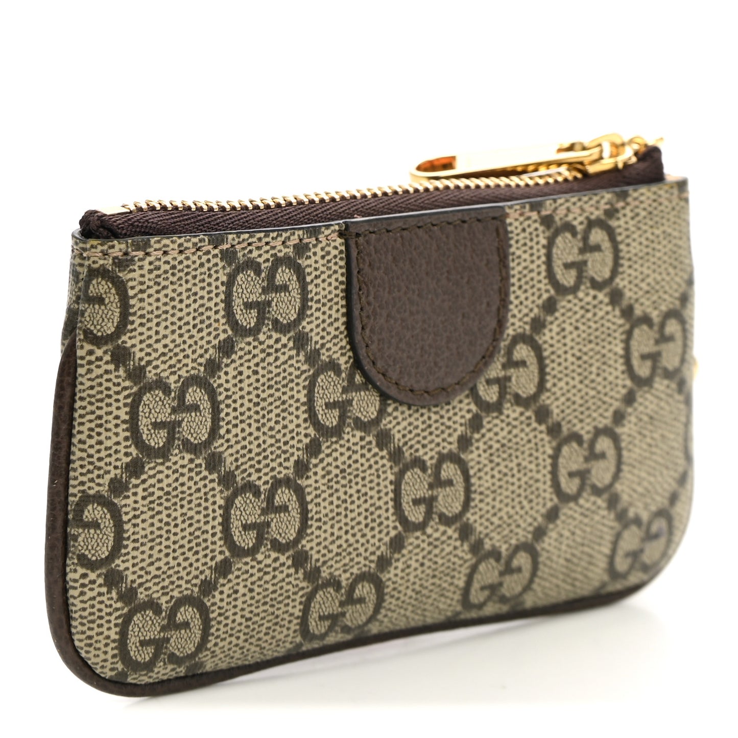 GG Supreme Monogram Web Ophidia Key Case Beige New Beige New Acero