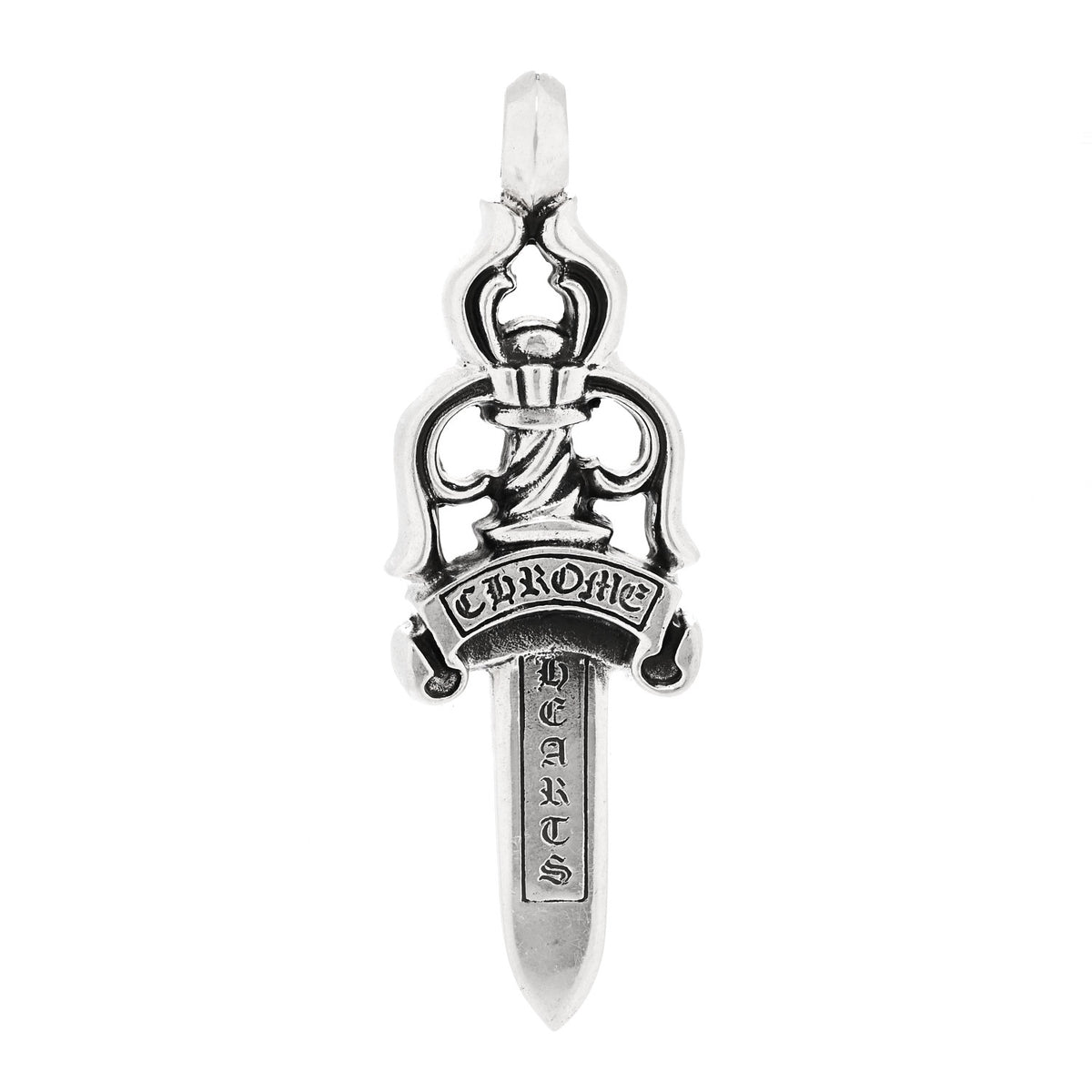 Chrome Hearts Sterling Silver Large Dagger Pendant 1 of 4